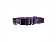 Yellow Dog Design BHPP102M Bohemian Paisley Purple Standard Collar Medium
