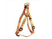 Yellow Dog Design SI FF103L Folk Flowers Step In Harness Large