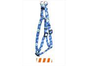 Yellow Dog Design SI TSOW104XL Team Spirit Orange and White Step In Harness Extra Large
