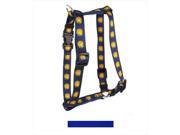 Yellow Dog Design H RBL103L Solid Royal Blue Roman H Harness Large