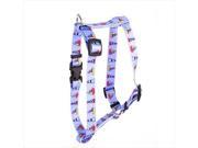 Yellow Dog Design H SL101SM Sailboats and Lighthouses Roman H Harness Small Medium