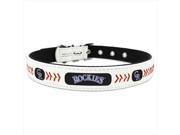 GameWear CLC MLB COR M Colorado Rockies Medium Classic Leather Baseball Collar in White and Red