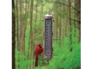 Conant Custom Brass Bird Feeder Thermometer 1 lb Satin Nickel