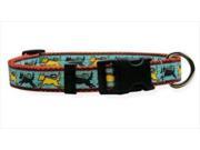 Yellow Dog Design BYD101S Black and Yellow Dog Standard Collar Small
