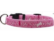 Yellow Dog Design PFCP101S Puppy s First Collar Pink Standard Collar Small