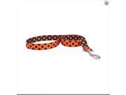 Yellow Dog Design HPD104LD 3 8 in. x 60 in. Halloween Polka Dot Lead