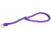 Yellow Dog Design PUR114T Purple Round Braided Training Collar 14 in.