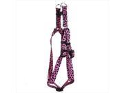 Yellow Dog Design SI LPNK103L Leopard Pink Step In Harness Large