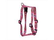 Yellow Dog Design H LUVP104XL I Luv My Dog Pink Roman Harness Extra Large