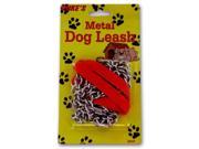 Chrome dog leash with nylon handle Case of 12