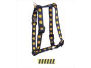 Yellow Dog Design H TSBY104XL Team Spirit Blue and Yellow Roman Harness Extra Large
