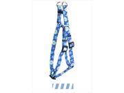 Yellow Dog Design SI TSLBW103L Team Spirit Light Blue and White Step In Harness Large