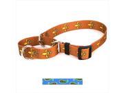 Yellow Dog Design M BUP101S Blue Paisley Martingale Collar Small