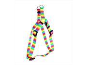 Yellow Dog Design SI RS102M Rainbow Stripes Step In Harness Medium