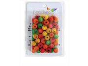 Caitec 557 1 2 in. Wood Beads Pack of 75
