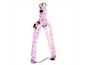 Yellow Dog Design SI LAVD103L Lavendar Daisy Step In Harness Large