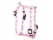 Yellow Dog Design H LAVD103L Lavender Daisy Roman Harness Large