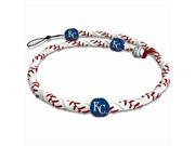 GameWear FR MLB KAR Kansas City Royals Classic Frozen Rope Baseball Necklace in White and Red