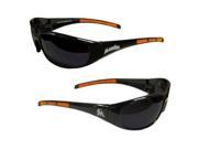 Siskiyou Sports 2BSG075 Miami Marlins Wrap Sunglasses