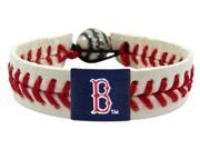 GameWear CB MLB BOR Boston Red Sox Classic Baseball Bracelet in White and Red
