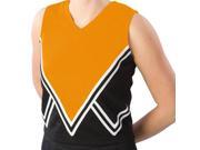 Pizzazz Performance Wear UT55 BLKORA 2XL UT55 Adult Intensity Uniform Shell Black with Orange 2XL
