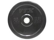 VTX VO 035SBP VTX Black Bumper Plate 35 lbs.