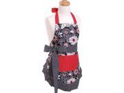 Flirty Aprons GO 11025 Girls Original Scarlet Blossom Apron