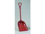 Poly Pro Tools P 6982 R Tuffy 14 in. Poly Scoop Shovel Red