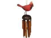 Songbird Essentials Cardinal Bamboo Windchime