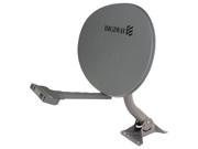 Homevision Technology DWD55TE 24 Inch 18x24 in. Elliptical Dish with Rotational Mount in Bulk with 2xDual LNB