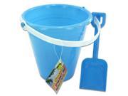 Solid colored beach pail with shovel Case of 12