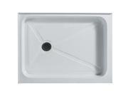 Vigo VG06019WHT3248L 32 x 48 Rectangular Shower Tray White Left Drain