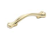Amerock BP1471O74 Expressions Dual 3 in. 96mm Pull Brushed Brass