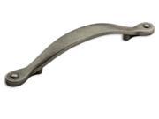 Amerock BP1587WN Inspirations Plain 96mm Pull Weathered Nickel