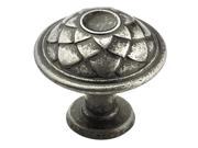 Amerock BP53027AP Round Padma Knob Aged Pewter