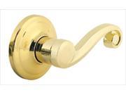Kwikset 968LL LH 3 Lido Left Hand Dummy Interior Pack in Polished Brass