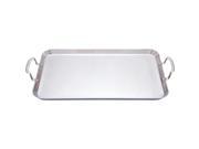 Chef KTGRIDDT Chefs Secret By Maxam T304 3 ply Stainless Steel Double Griddle