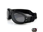 Zan Headgear BCA001R Cruiser Goggle Black Frame Anti Fog Reflective Lens