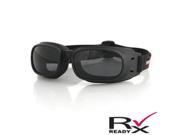Zan Headgear BPIS01 Piston Goggle Black Frame Smoke Lenses