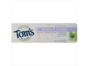 Toms Of Maine Whole Care Toothpaste Spearmint 4.7 Oz