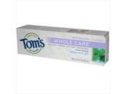Toms Of Maine Whole Care Gel Toothpaste Peppermint 4.7 Oz