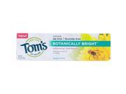 Toms Of Maine Botanically Bright Whitening Toothpaste Peppermint 4.7 Oz