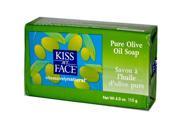 Kiss My Face Bar Soap Pure Olive Oil Fragrance Free 4 Oz