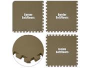 Alessco SFBN1036 SoftFloors Brown 10 x 36 Set