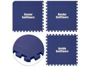 Alessco SFRB1624 SoftFloors Royal Blue 16 x 24 Set