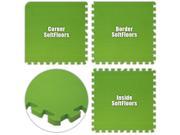 Alessco SFLG0816 SoftFloors Lime Green 8 x 16 Set