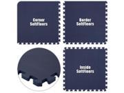 Alessco SFNB1624 SoftFloors Navy Blue 16 x 24 Set