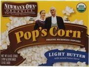 Newman`S Own Organics Microwave Light Butter Pops Corn 2.8 Oz