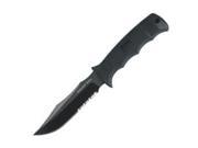 SOG E37TN CP SEAL Pup Elite Knife Black TiNi with Clam Pack