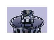 Witt Industries M3601 ATL BK Ash urn lid only for M3601 black